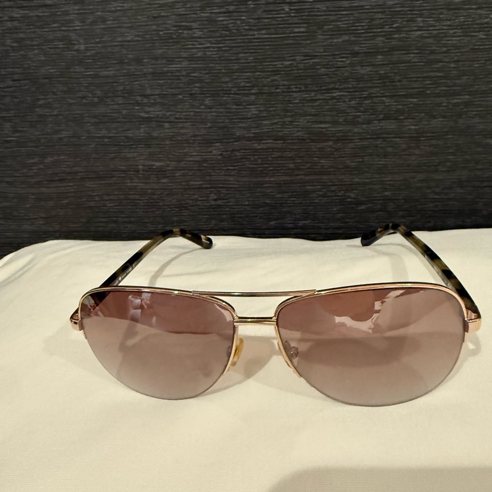 Kate Spade Tortoise/Gold Aviator Sunglasses